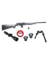 PACK ISSC SPA Custom SDS silencieux intégral Cal.22LR + Lunette MEOPTA 3-15X50 RD SFP + Bipied + Bore-snake REAL AVID