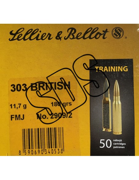 303 BRITISH FMJ SELLIER & BELLOT 50 cartouches